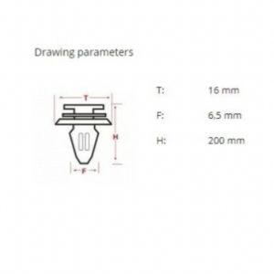 Innenverkleidung Befestigung Clips Halter für Renault Weiß Grün 7701049008*