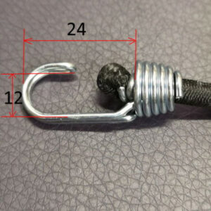 8 Stück Spanngummi, Expander, Spanner – 25cm lang mit kleinen rostfreien Haken, Qualitätsware EU